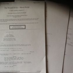 Script for the wizard of oz