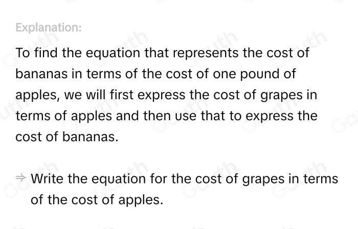 The cost of one pound of grapes g