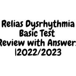 Dysrhythmia basic a relias answers