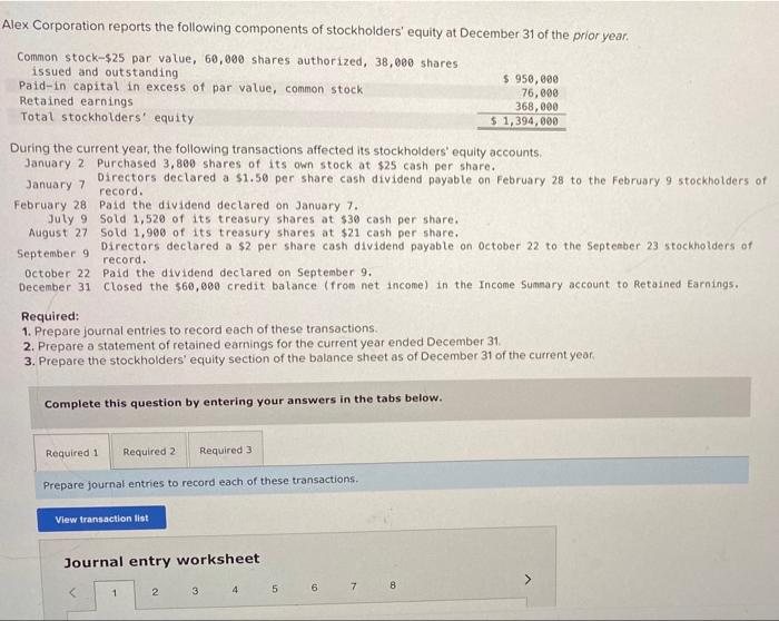 Kohler stockholders equity homeworklib